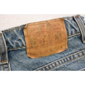 VTG Levi's 550 Relaxed Fit Tapered Denim Jeans MADE IN USA Womens Sz 12 Petite